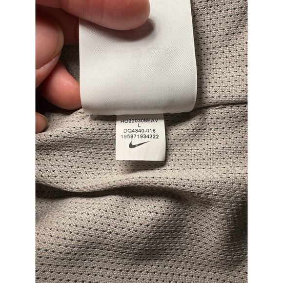 Nike Tech Woven Full Zip Windbreaker Lined Jacket Gray DQ4340-016 Mens Sz Large - Picture 7 of 8